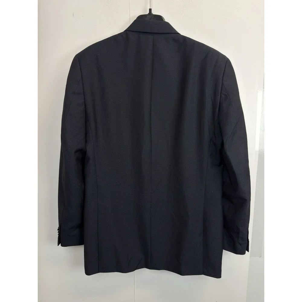 Michael Kors Mens 42L Navy Blue 2-Button‎ Blazer Sport Coat Preppy